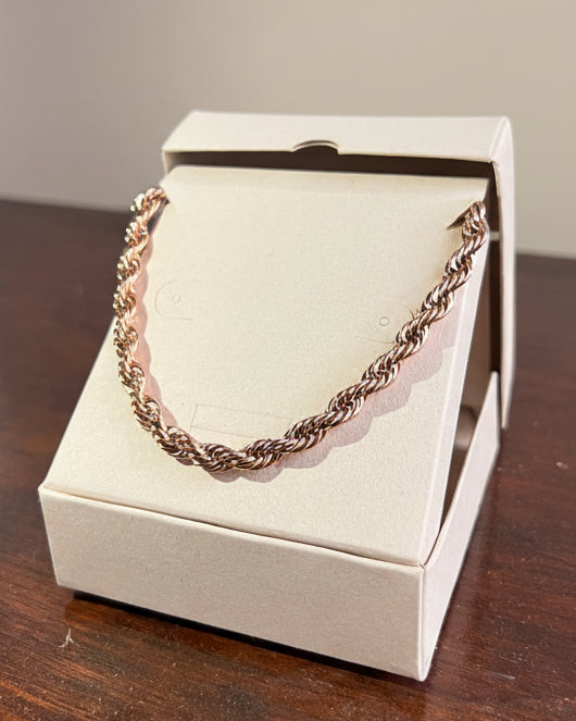 Cadena Lazo Rosa Hombre