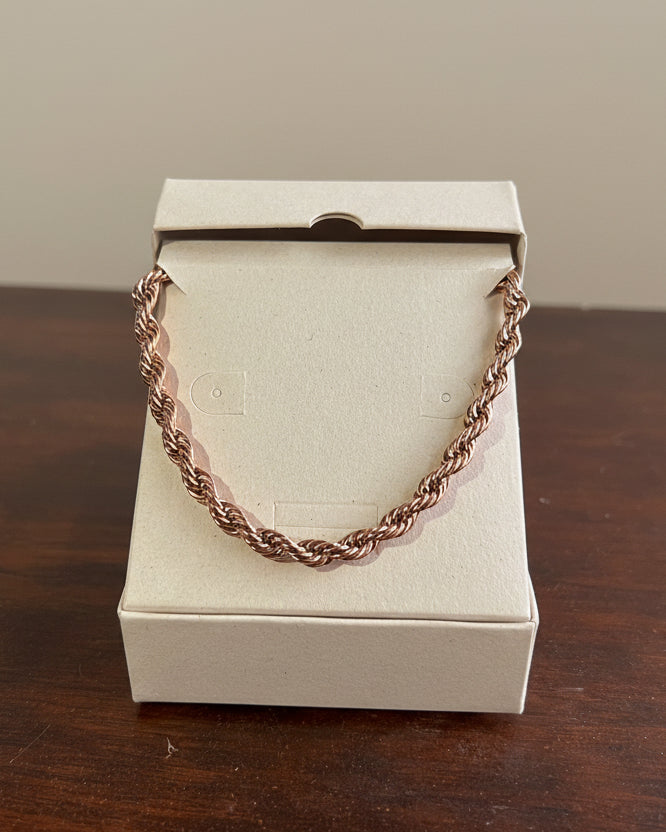 Cadena Lazo Rosa Hombre