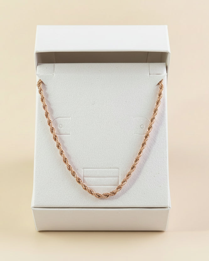 Cadena Lazo Rosa Mujer