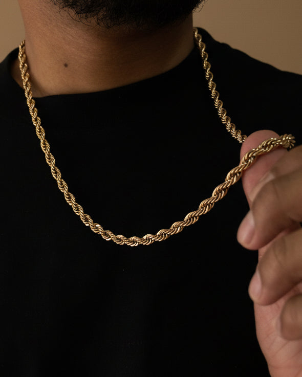 Cadena Lazo Rosa Hombre