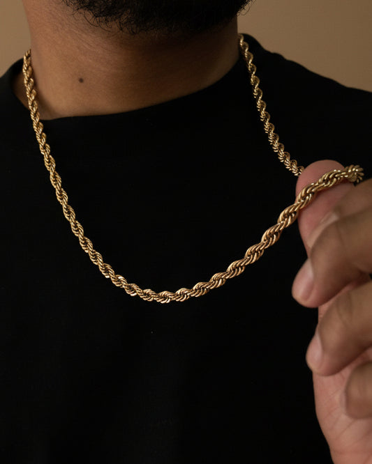 Cadena Lazo Rosa Hombre